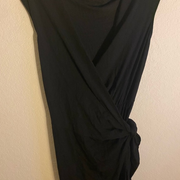 Reformation Sage Wrap Black Midi Coquette Office Siren Business Chic Dress Sz S - Picture 9 of 12